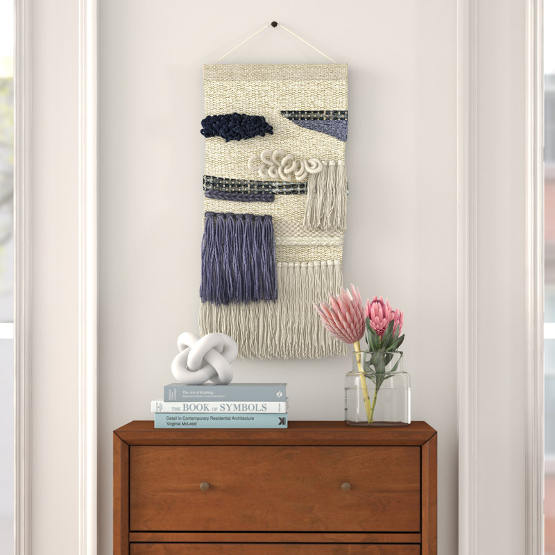 Langley Street Wool Wall Hanging with Hanging Accessories Included